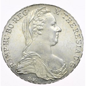 Rakousko, Marie Terezie, tolar 1780 nová ražba