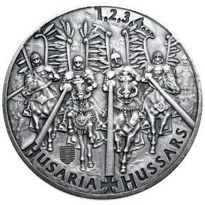 Husaria, 1 oz , uncja Ag 999, Antic