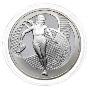 Białoruś, 20 rubli 2005, tenis, 33,62 g, Ag 925