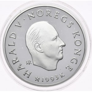 Norwegia, 100 koron 1993, Igrzyska w Lillehammer, łyżwiarstwo