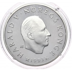 Norwegia, 100 koron 1993, Igrzyska w Lillehammer, narciarstwo