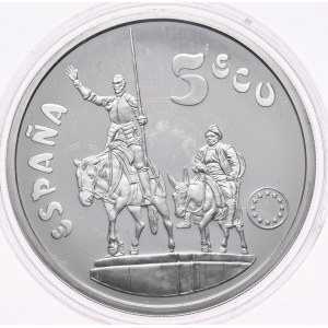 Hiszpania, 5 Ecu 1994r. 1oz