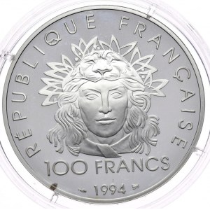 Frankreich, 100 Francs, 1994. 1 Unze