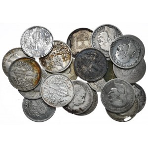 Rakousko, Maďarsko, 1 koruna, sada 21 kusů