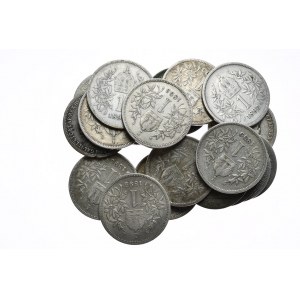 Rakúsko, 1 koruna, sada 20 kusov