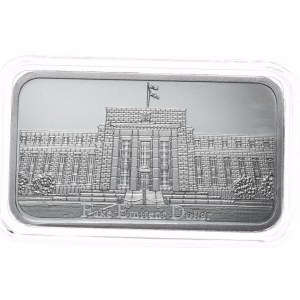 1oz bar. Silver Mint, FED, cap