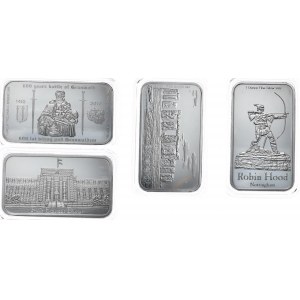 Bars 1oz. 4pcs. Silver Mint, caps (4)