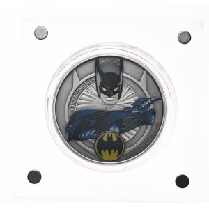 Niue 2021, Batmobil z 1997 r., 1 oz, uncja Ag 999