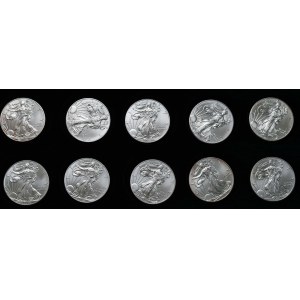 USA, Liberty Silver Eagle Dollar 2011, 1 Unze, 999 AG Unze, 20 Stück in Originalverpackung