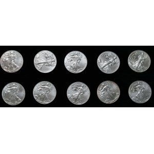 USA, dolar Liberty Silver Eagle 2011, 1 oz, uncja 999 AG, 20 sztuk w oryginalnej kasecie