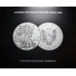 USA, Liberty Silver Eagle dollar 2011, 1 oz, 999 AG unce, 20 kusů v originální krabičce