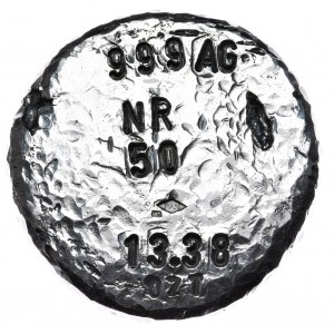 Stříbrný knoflík Mr Nacocito No 50 13,38 oz (velký)