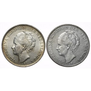 Holandia, 2,5 Guldena, 2szt. 1940r. 1931r.