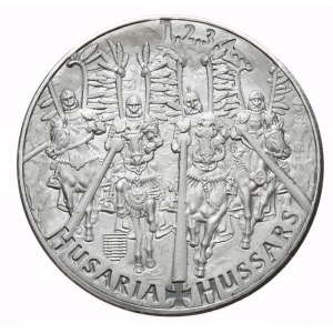 Husári, 2022r. (Rok jeden), reverz, 1 oz Ag 9999