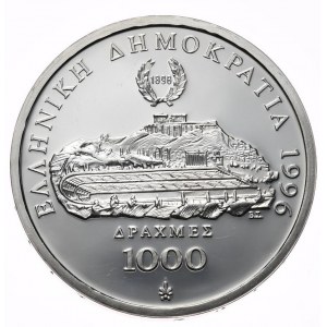 Griechenland, 1000 Drachmen, 1996. 1 Unze. (3)