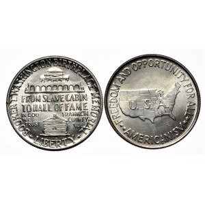 USA, 1/2 Dollar, 2 Stck. 1946r. 1952r.