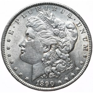 USA, dolar 1890 Morgan, Filadelfia