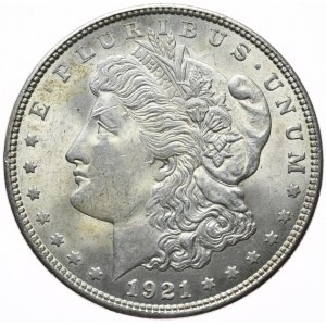 USA, dolár 1921 Morgan, Philadelphia