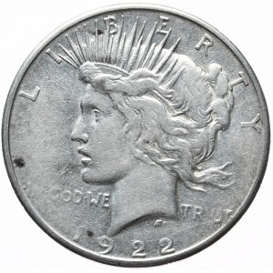 USA, dolar 1922, typ Peace, San Francisco