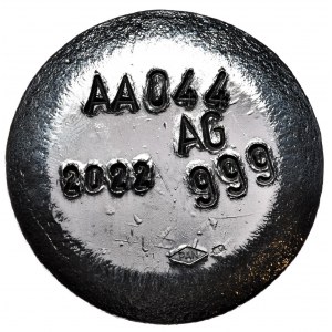 Pán Nacocito gombík, Ag 999, 2,89 oz
