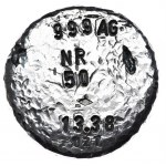 Stříbrný knoflík Mr Nacocito 13,38 oz (velký)