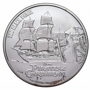 Niue, Piráti z Karibiku 2021, 1 oz, 999 AG unce