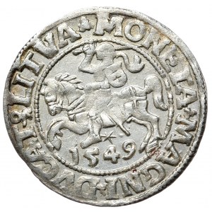 Zygmunt II August, Półgrosz 1549, Wilno - LI/LITVA