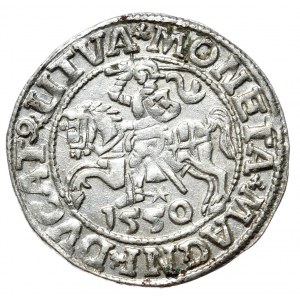 Zygmunt II August, Półgrosz 1550, Wilno - LI/LITVA