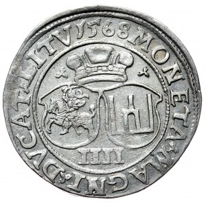Sigismund II Augustus, quadrangle 1568, Vilnius, LI/LITV