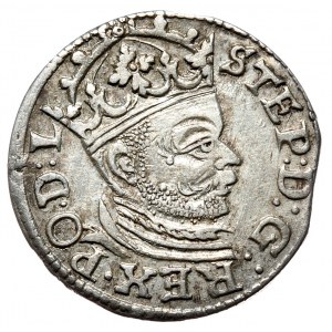 Stefan Batory, trojak 1583, Ryga