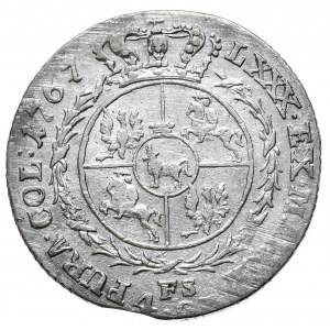 Stanisław August Poniatowski, złotówka 1767 FS, Warszawa