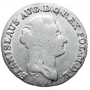 Stanisław August Poniatowski, złotówka 1793 MV, Warszawa, podwójnie wybite G w D.G