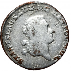 Stanisław August Poniatowski, trojak 1791 EB, Warszawa, srebrzony