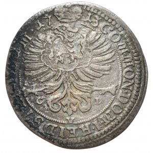 Śląsk, księstwo oleśnickie, Karol Fryderyk Oleśnicki, 6 krajcarów 1713 CVL, Oleśnica