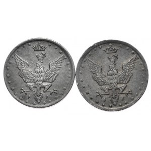Set of 5 1917 and 1918 fenges