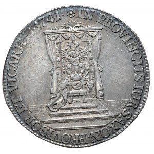 August III, półtalar wikariacki 1741, Drezno