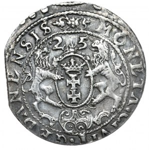 Sigismund III Vasa, ort 1625, Gdansk, GEDɅNENSIS instead of GEDANENSIS