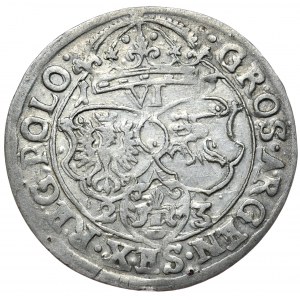 Sigismund III Vasa, sixpence 1623 date split, Krakow