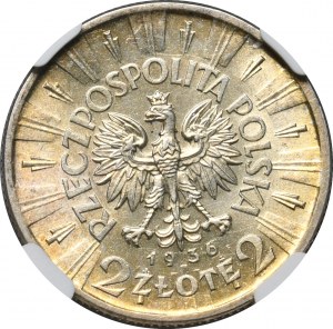 II Rzeczpospolita, 2 złote 1936 Piłsudski