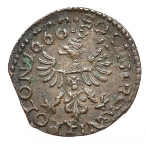 John II Casimir, crown shilling 1660 TLB, Ujazdów