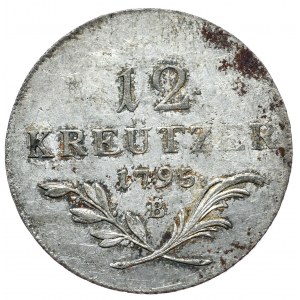 Austria, Franciszek II, 12 krajcarów 1795 A, Wiedeń