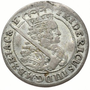 Prusy (księstwo), Fryderyk III, ort 1699 SD (szeroko rozstawione)