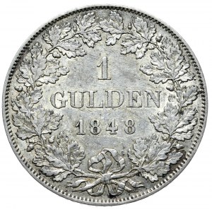 Niemcy, Bawaria, gulden 1848, Monachium