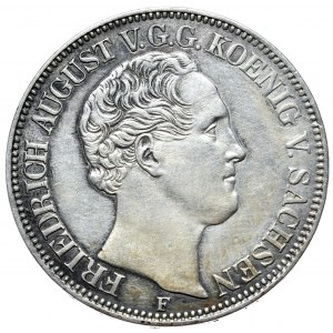 Germany, Saxony, thaler 1849 F, Stuttgart