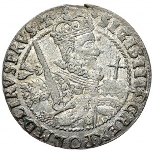 Sigismund III Vasa, ort 1622 Bydgoszcz, PRVS.M+, stars at the base of the crown