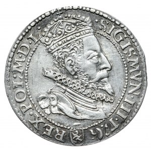 Zygmunt III Waza, szóstak 1599 mała głowa