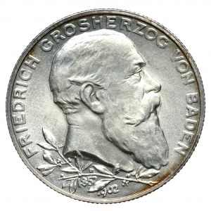 Germany, Baden, 2 marks 1902