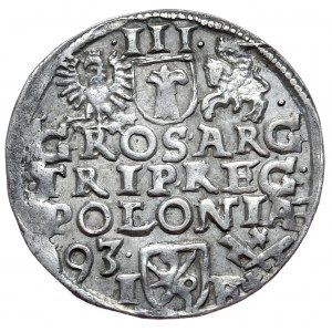 Zygmunt III Waza, trojak 1593, Poznań