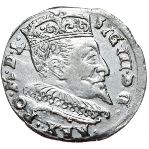 Zygmunt III Waza, trojak 1594, Wilno, kropki