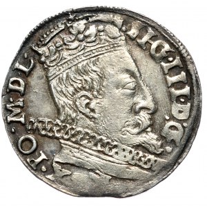 Zygmunt III Waza, trojak 1597, Wilno, Lidman i Chalecki